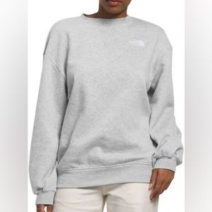 The North Face Women’s Evolution Oversized Crewneck Grey Heather - Size Small